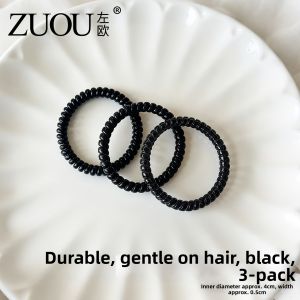 ZUOOU | Ultra Thin Hair Ties Suitable for Fine Hair