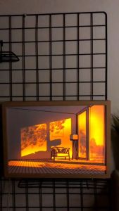 hiasan meja dinding anime aestetik bisa untuk lampu tidur hemat energi