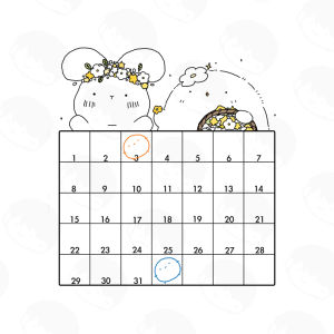 ตราประทับแผนรายเดือนแบบออริจินัล Part2เช็กอินแบบไวต่อแสง DIY สมุดโน้ตลายตารางเล็กใช้สำหรับการจัดการเวลาโดยเฉพาะ