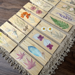 Handmade Real Flower Bookmark