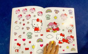 Sticker Activity Book: Little Miss Hug and her Very Special Friend Hello Kitty