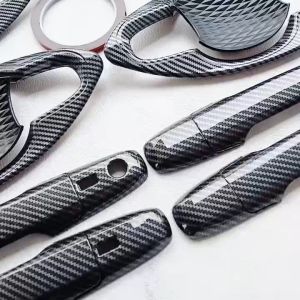 Paket Cover Handle Outer Pintu Tutup Tangki Mobil Toyota Veloz 2022 Carbon Variant