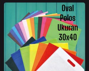 TAS jinjing serbaguna model oval ukuran 30x40 isi 20 pcs