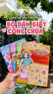 Sách: Combo Dán Giấy Công Chúa (4 Cuốn)