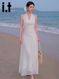 izzue | Đầm Hè Elegance Không Tay Dây Đai eo
