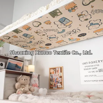Convertible Bunk Bed With Dust-Proof Cover For Student Dorms Or Home