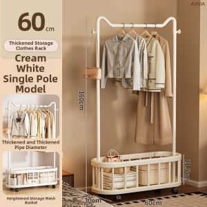 ZHUANJIAO | Floor Standing Mobile Durable Luxury Coat Rack