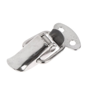 YEGBONG | 4pcs Suitcase Case Buckles Toggle Hasp Latch Catch Clamp Stainless Steel Vintage Duck-mouth Buckle Mini Lock Chest Box Gift
