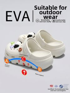 ECAC | Wear-Resistant Elevating Anti-Slip Odor-Resistant Slip-Ons