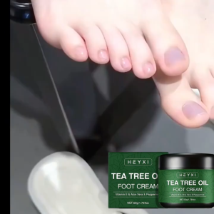 【BUY 1 TAKE 1】Tea Tree Oil Foot Cream 50g: Repairs Cracked Heels Moisturizes Softens Calluses Eliminates Foot Sweat And Odor Soothes Tired Feet Suitable For Both Men And Women.