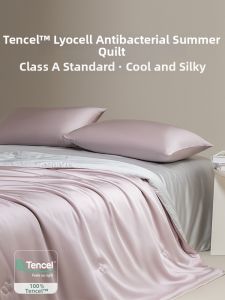 shui yang | Luxurious Antimicrobial Summer Quilt Set 60 Count Lenzing Tencel