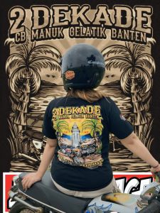 Kaos acara CB Manuk gelatik Banten