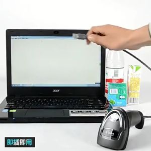 Máy Quét Mã Vạch 1D 2D Cầm Tay Zebra DS-2208 - Máy Chuyên Quét Thẻ Bảo Hiểm Và Căn Cước Có Kèm Chân Đế