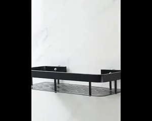 Bathroom Organizer Rack Punch-free Wall Mounted Triangle Storage Rack Corner Shelf Wall Soap Holder