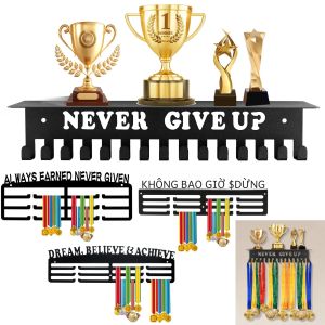 Giá Đỡ Trưng Bày Huy Chương Kim Loại Gắn Tường Với Không Gian Dành Cho Ruy Băng Từ Ngữ Truyền Cảm Hứng Cúp Bóng Đá Dụng Cụ Sắp Xếp