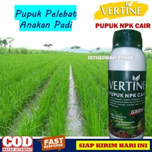 COD AMAN MURAH Pupuk Cair Obat Pelebat Anakan Padi VERTINE GROW 500ML Pupuk Cair Perbanyak Anakan Padi - Pupuk Pelebat Anakan Padi - Obat Anak dan Akar Padi yang Ampuh Padi Subur Panen Melimpah MURAH TERLARIS