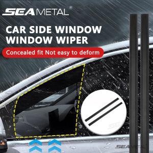 SEAMETAL Universal Car Side Window Wiper Car Window Lift Rubber Strip Window Cleaning Tool For Car Water Mist Removal Wipers