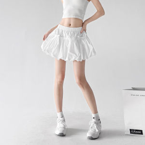 MUYUZI | Sweet Black Short Skirt Anti-see-through Puff Hem