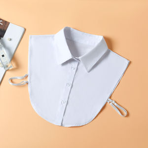 Autumn Winter Versatile Decorative Collar White Black