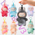 Labubu Monster V3 Collection Series กล่องตาบอดตุ๊กตาไวนิลของเล่น Animated Character Face ตุ๊กตา Mystery Surprise พวงกุญแจเด็กของขวัญ. 