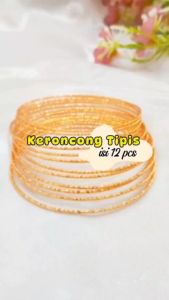 Gelang Xuping Dewasa Keroncong Gold Lapis Emas B115