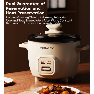 Vermax Multifunctional Rice Cooker Non-Stick Pot Auto Power-Off Electric Pot Household Insulation