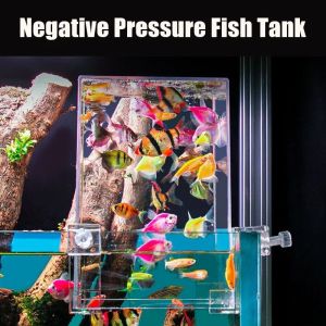 Negative Pressure Fish Tank Ecological Tank Landscaping Aquarium Decoration Water Auto Refill Fish Breeding Box