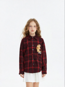 Trendy Comfortable Loose Printed Childrens Long Sleeve Shirt