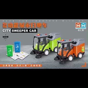 Đồ chơi xe quét đường dọn rác tỷ lệ 1:16 mới nhất 2023