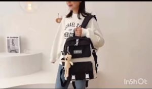 TAS RANSEL KOREA STYLE TAS FASHION SEKOLAH TAS TERBARU R876