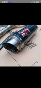 Knalpot R9 karbon Silincer only Bonus braket dan perr