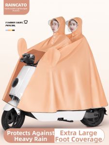 RAINCATO | Long Waterproof Thicker Womens Two-Person Raincoat