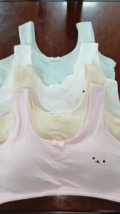 เสื้อชั้นในเด็ก บราฟองน้ำ ชุดชั้นในเด็กผู้หญิง เสื้อกล้ามเด็ก ผ้านิ่มใส่สบาย 8-15 ขวบ