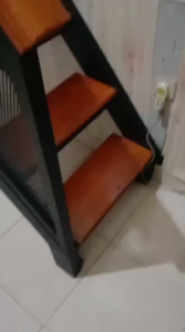 mezanin tempat tidur dan peyimpanan barang minimalis bahan besi holo galvanis