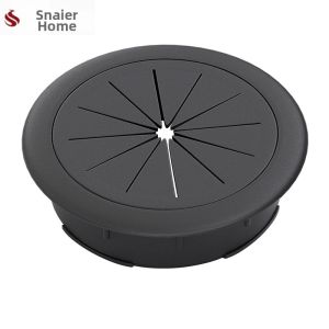 FEIZHUXIANSEN | Round Cable Holes Cover Plate Desk