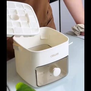 48 Ice Cube Mold Boxes with Simple Lids - Large Capacity Double-layer Design Food Grade Frozen Plastic Storage Tray Essential Kitchen Tool