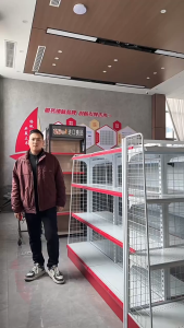 2026 New Model Retail Display Rack Single Double Sided Steel Shelf for Grocery Mini Mart - Snacks Drinks Household - Organize More Display Better
