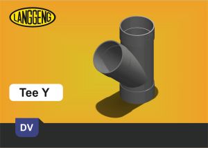 Langgeng Tee Y 45 - DV 4"x45 - Fitting PVC