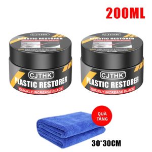 Sáp Phủ Phục Hồi Nhựa Ô Tô - Làm Bóng Đen Trở Lại Cho Nội Thất Da & Làm Mới Bảng Điều Khiển - Chăm Sóc Nhựa Ngoại Thất