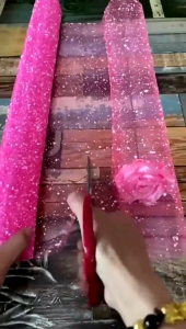 Snow Dot Yarn Flower Packaging Net DIY Handmade Materials Flower Shop Supplies Gift Bouquet Yarn Net Flower Packaging