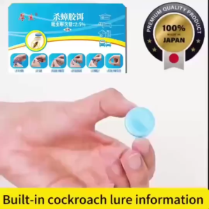 Imported From Japan Cockroach Killer Powerful 8 Capsules Cockroach Killer Gel Safe Non-Toxi