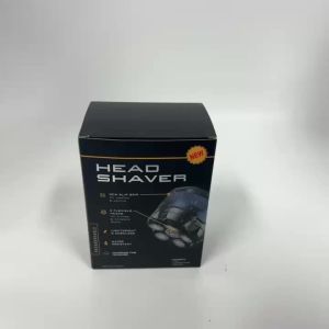 FK-8750 Cordless 6D Bald Head Hair Trimmer Men Rotary Shavers Clipper Waterproof Magnetic Blade Rechargeable LCD Head Shaver