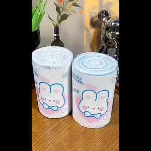 100PCS Drawstring Rabbit Garbage Bag 45x45cm Thickened&Big Roll Kitchen Use100抽加厚 抽绳垃圾袋 手撕小垃圾桶使用 厨房