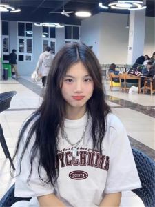 เสื้อยืดคอกลมแขนสั้นผ้าฝ้ายแท้สไตล์อเมริกันย้อนยุคสำหรับผู้หญิงไซส์ใหญ่ ทรงหลวม ใส่สบาย ระบายอากาศได้ดี สำหรับฤดูร้อน