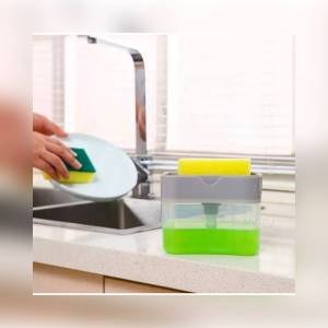 ที่กดน้ำยาล้างจาน แถมฟองน้ำ1ชิ้น กล่องใส่น้ำยาล้างจาน ที่ปั๊มน้ำยาล้างจาน CH0613 โปรดอ่านรายละเอียดก่อนสั่งซื้อค่ะ