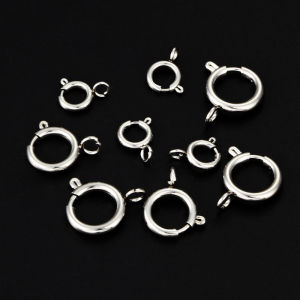 3/5pcs/Lot Stainless Steel Gold Round Claw Spring Clasps Hooks For Bracelet Necklace Connectors DIY Jewelry Making Supplies