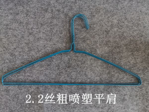 Dry Cleaning Store Professional Hangers 600 Pieces Box 2.2 Thick Painted Steel Wire Hangers Disposable Iron Wire Hangers