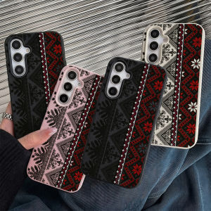 Phone Case for Samsung Galaxy S26 S25 S23 Ultra S24 FE A57 A56 A55 A54 A53 A16 5G A07 A06 A15 4G Cases Ethnic Geometric Patterns