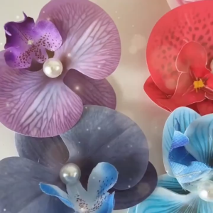 Jepit Rambut Bunga untuk Anak Perempuan Aksesoris Rambut Bunga Bohemian Modis Bunga Buatan Jepit Rambut Bunga Artefak Liburan Pantai yang Indah