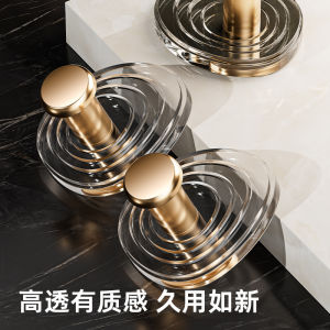 Strong Adhesive Wall Hooks Transparent Traceless Sticky Hooks No Drilling Required for Hanging in Dormitory Bedroom Kitchen Bathroom Office